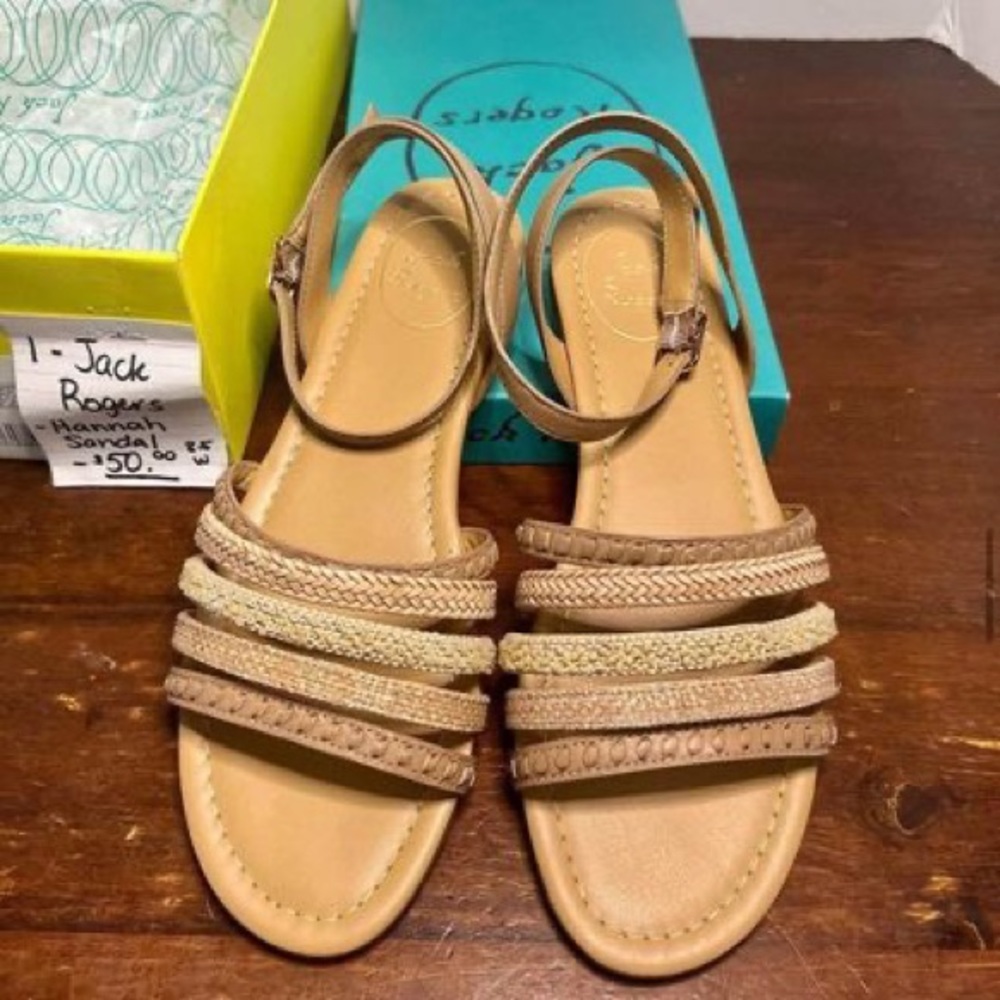 Jack Rogers - Hannah Sandal - Buff color - size: 8.5